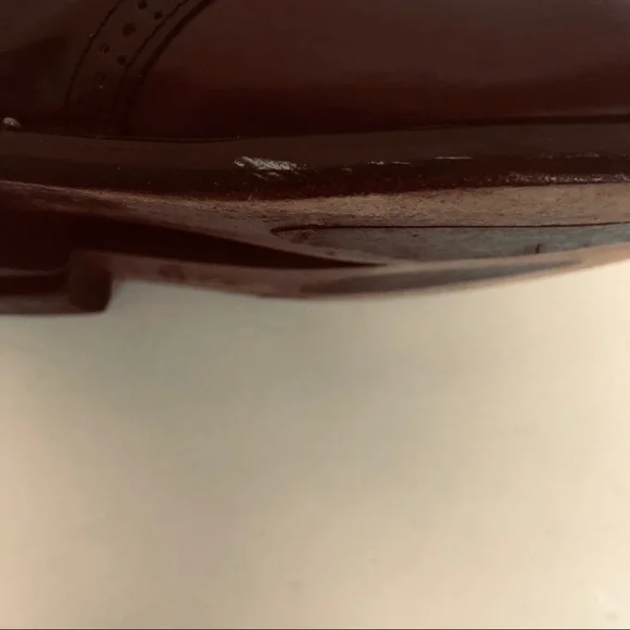 French Shriner Black & Wine Dress Shoes Size 12 - Picture 8 of 8